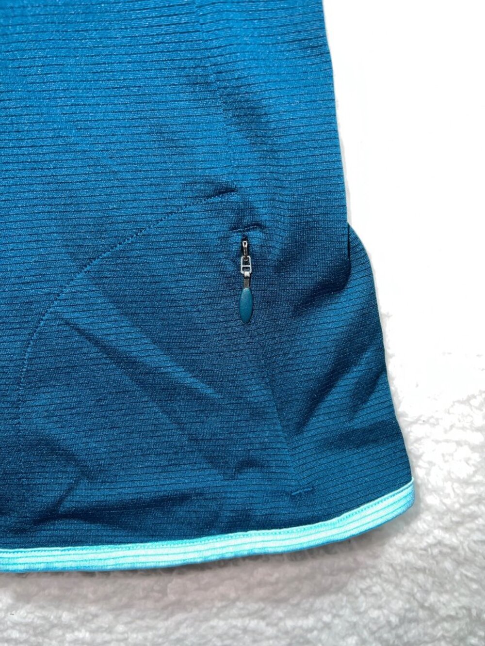Under Armour HeatGear Long Sleeve Fitted Pullover Blue Size Large - Picture 7 of 7